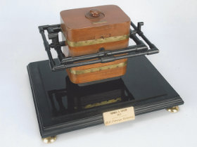 Edison's Carbonizer Patent Model